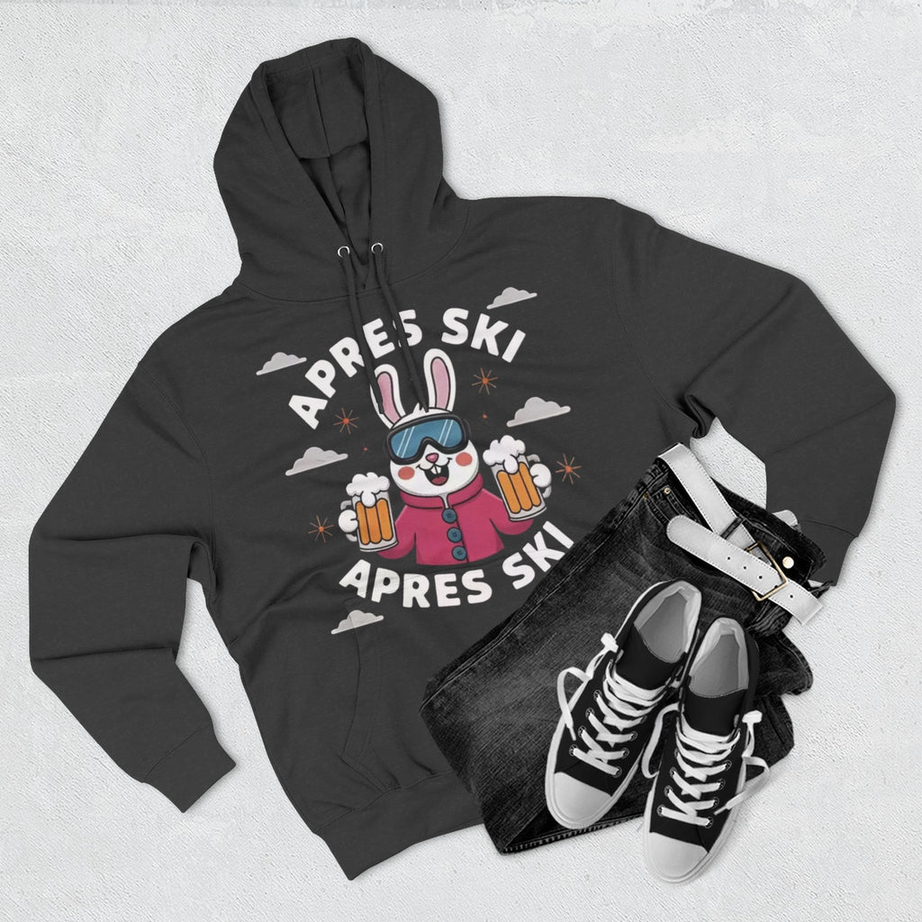 Apres-Ski Bunny Hoodie — Ski Beer Graphic Pullover