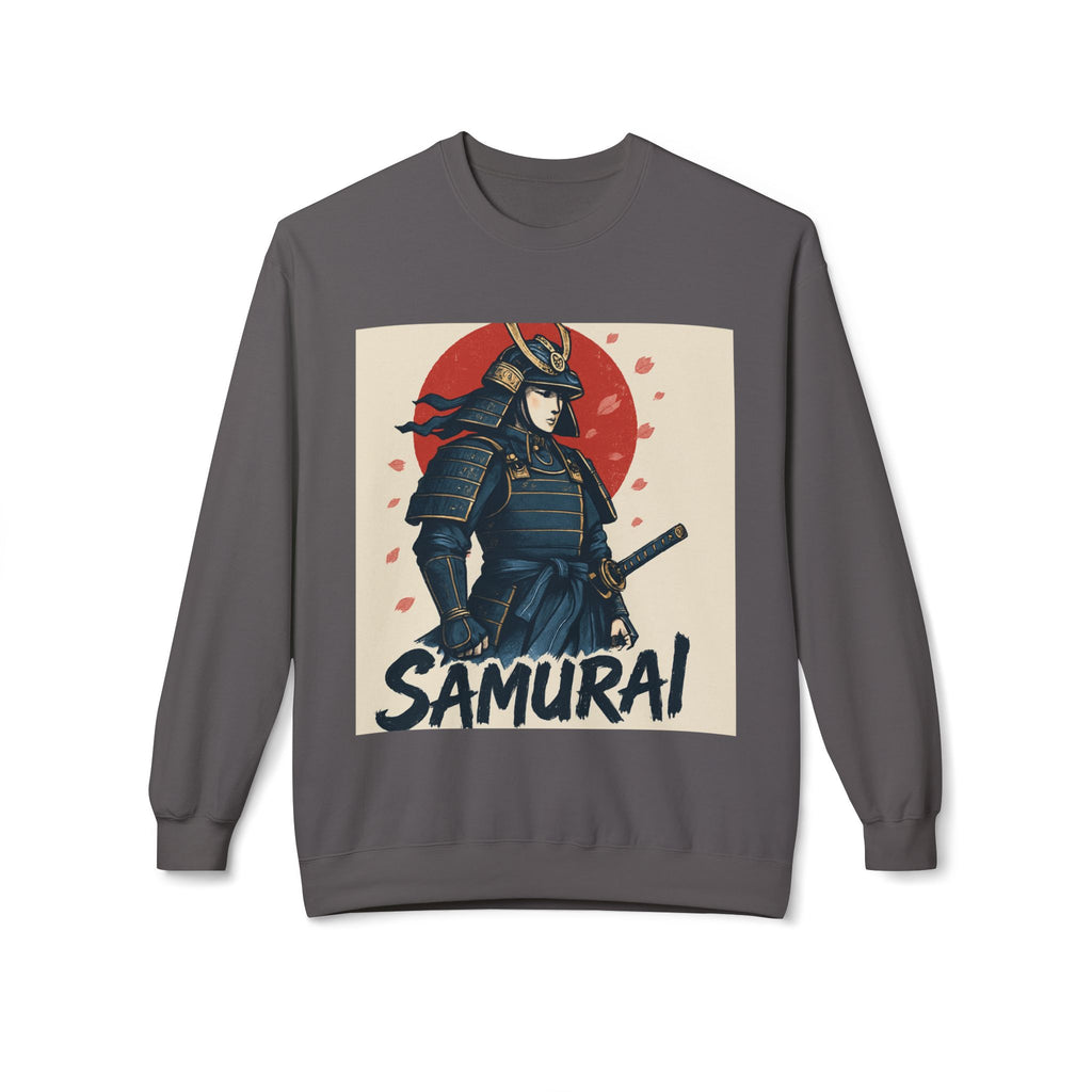 Samurai Graphic Sweatshirt — Vintage Japanese Warrior Crewneck