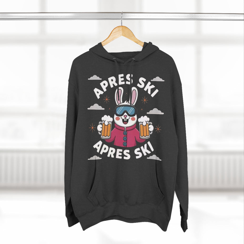 Apres-Ski Bunny Hoodie — Ski Beer Graphic Pullover