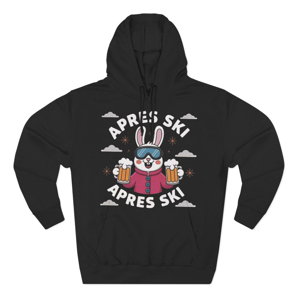 Apres-Ski Bunny Hoodie — Ski Beer Graphic Pullover