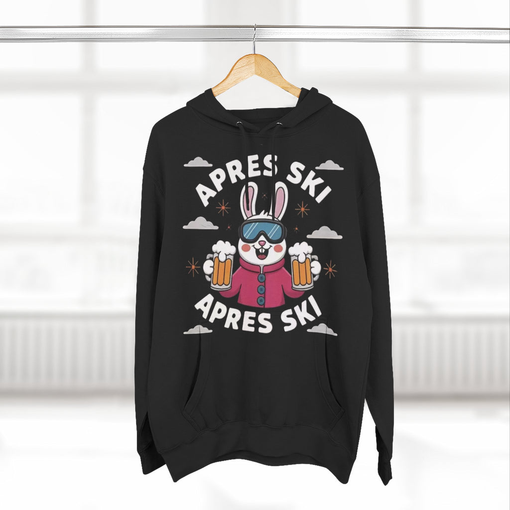 Apres-Ski Bunny Hoodie — Ski Beer Graphic Pullover
