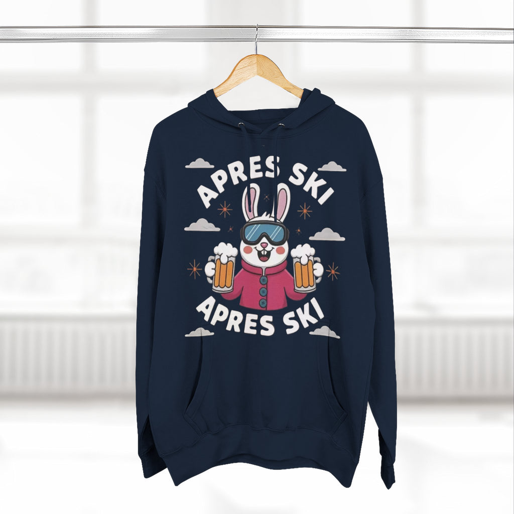 Apres-Ski Bunny Hoodie — Ski Beer Graphic Pullover