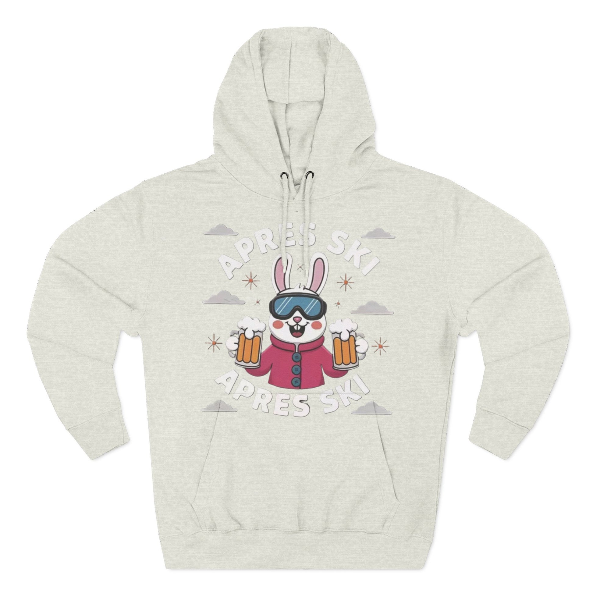 Apres-Ski Bunny Hoodie — Ski Beer Graphic Pullover
