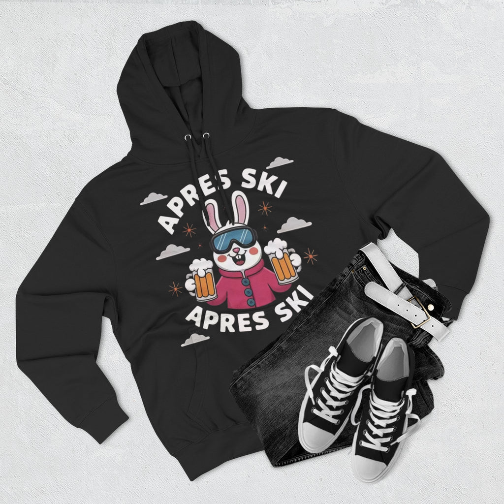 Apres-Ski Bunny Hoodie — Ski Beer Graphic Pullover